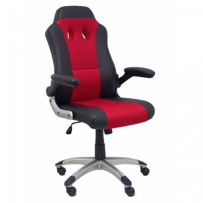 PIQUERAS Y CRESPO  Talave Chaise de jeu en similicuir noir/rouge