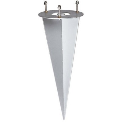 SLV Piquet pour luminaires de jardin, acier zingu&eacute;