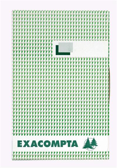 EXACOMPTA Piq&ucirc;re  Livre d'inventaire 32x19,5cm vertical 31 lignes 80p