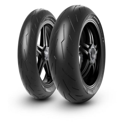 PIRELLI  Diablo Rosso Iv M/c 54h Tl Front Tire Noir 110 / 70 / R17