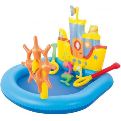 BESTWAY Piscine bateau avec activit&eacute;s 140x130