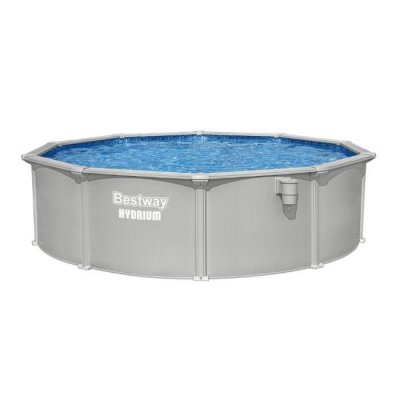 BESTWAY Piscine  acier Hydrium - &Oslash; 493 x H 122 cm (Filtre &agrave; sable)