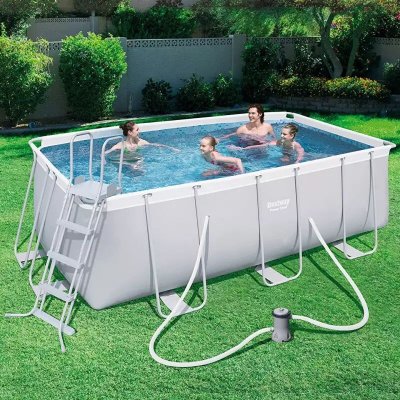 BESTWAY Piscine  POWER STEEL 412x201x122cm cartouche
