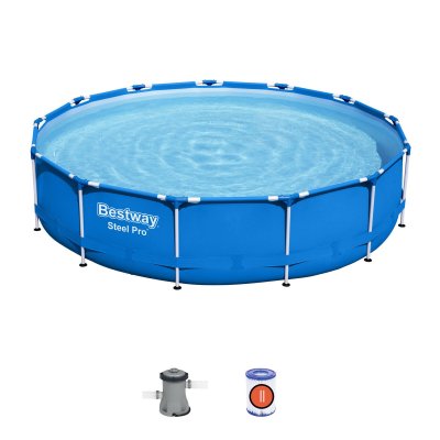 BESTWAY Piscine  STEEL PRO FRAME POOL ronde &Oslash;396x76cm