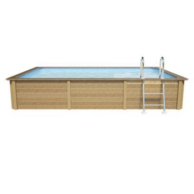 NATURALIS Piscine b&eacute;ton rectangulaire  LDD L.4 67 x l.3 24 x h.1 28 m