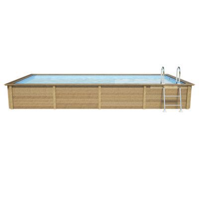 NATURALIS Piscine b&eacute;ton rectangulaire  LDD L.6 09 x l.3 24 x h.1 28 m