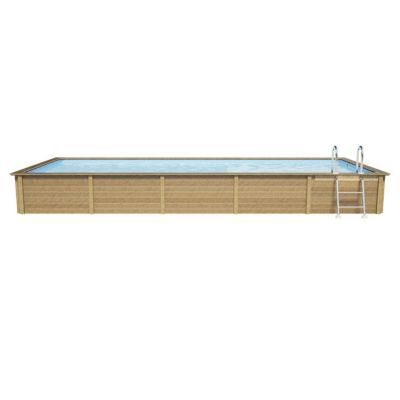 NATURALIS Piscine b&eacute;ton rectangulaire  LDD L.7 50 x l.3 24 x h.1 28 m