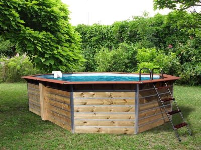 WATER CLIP PISCINE BOIS SAINT BERNARD WATERCLIP 20207 550 x 375 x 129 cm BOIS