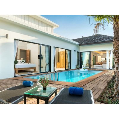 HABITAT ET JARDIN Piscine en bois rectangulaire "" Aruba ""- 5.00 x 3.00 x 1.24 m