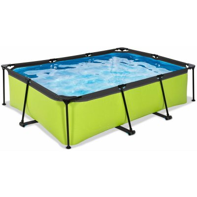 EXIT TOYS Piscine exit Lime 220x150x65cm avec pompe filtrante - vert - Vert