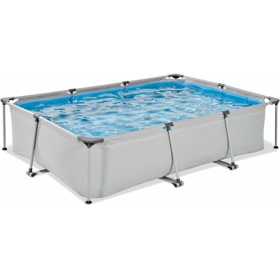 EXIT TOYS Piscine EXIT Soft Grey 300x200x65cm avec pompe filtrante - gris