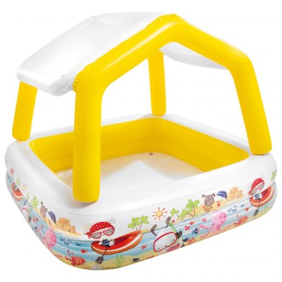 INTEX Piscine gonflable Sun Shade avec pare-soleil - 