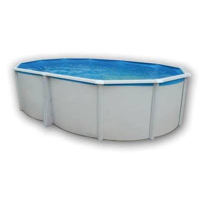TOI Piscine Hors-sol Acier  Ibiza Compact Ovale 550x366x132cm Filtre &Agrave; Sable 3,6m3-h