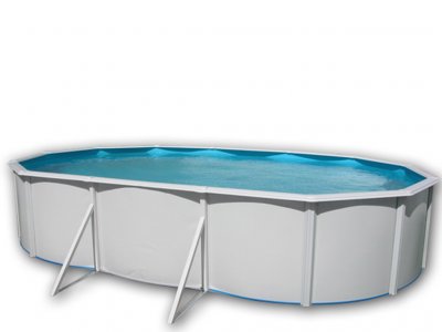 TOI Piscine hors sol OVALE 640 x 366 cm x 120 cm H + filtre &agrave; sable de 4.5 m3/h