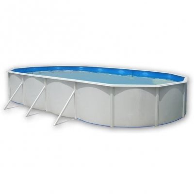  Piscine hors sol OVALE 915 x 457 cm x 120 cm H + filtre &agrave; sable de 6 m3/h