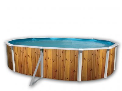 TOI Piscine hors sol Veta OVALE 550 x 366 cm x 120 cm H