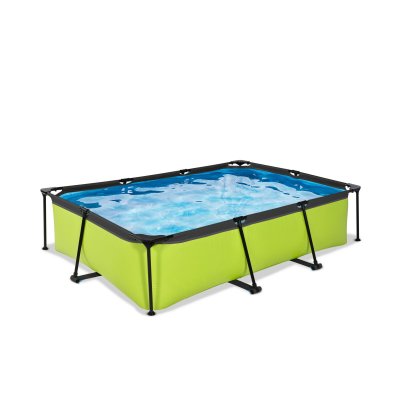 EXIT TOYS Piscine Lime 300x200x65cm avec pompe filtrante - vert
