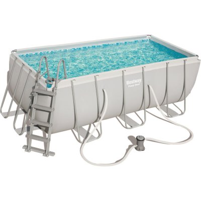 BESTWAY Piscine tubulaire  4,12m x 2,01m x 1,22m filtre cartouche