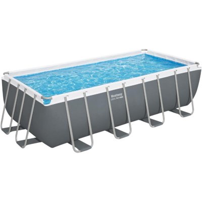 BESTWAY Piscine tubulaire  Power Steel : 488 x 244 x 122 cm
