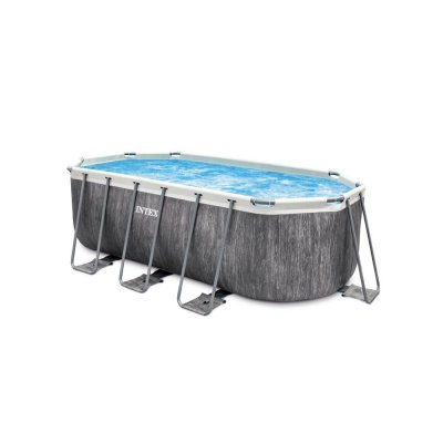 INTEX Piscine tubulaire ovale baltik  4.00 x 2.00 1.22 m 