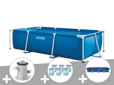 INTEX Piscine tubulaire rectangulaire 3,00 x 2,00 x 0,75 m -  - 23964