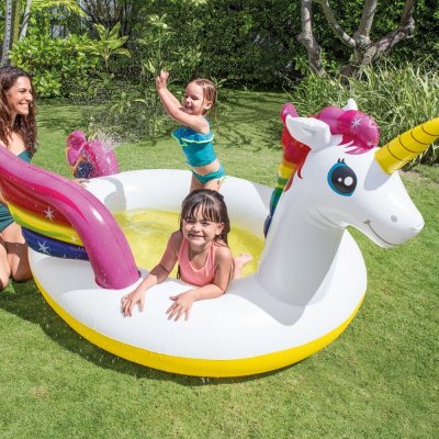 INTEX Piscinette Fontaine Licorne Magique