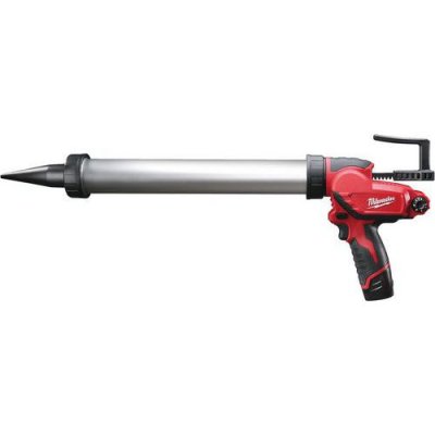 MILWAUKEE Pistolet &agrave; Colle 600ml M12 PCG 600A 201B 12V Li-Ion 2.0Ah 4933441670