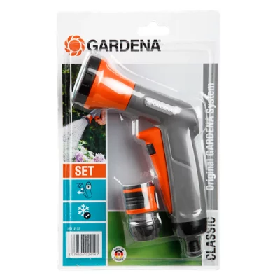 GARDENA Pistolet d'arrosage Basique + raccord aquastop  18312-33
