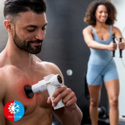 INNOVAGOODS Pistolet de Massage Musculaire Chaud et Froid Hokgun 