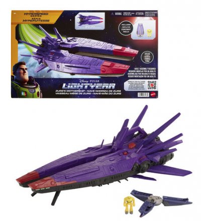 MATTEL Pixar Lightyear Hyperspeed Series Zurg&acute;s Mothership Violet 3 Years