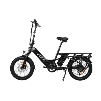 PIXAR  PLUS7 500W 48V 204Ah Fat Bike V&eacute;lo &Eacute;lectrique Noir