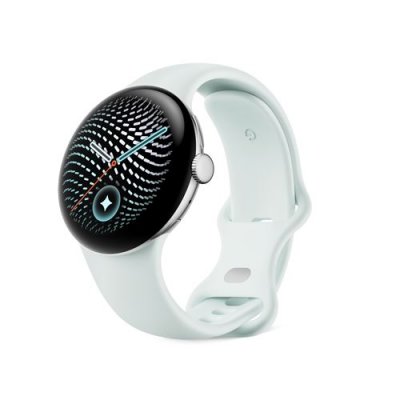 GOOGLE Pixel Watch 5 41 mm 4G Argent avec bracelet sport caoutchouc Gris et Vert