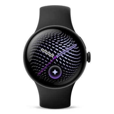 GOOGLE Pixel Watch 5 41 mm Bluetooth Noir Mat avec bracelet sport caoutchouc Noir Volcanique