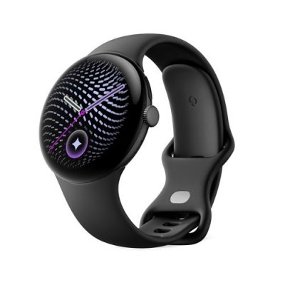 GOOGLE Pixel Watch 5 45 mm 4G Noir Mat avec bracelet sport caoutchouc Noir Volcanique