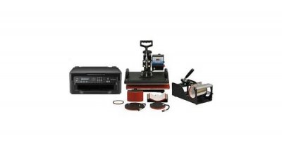 MONSTERSHOP PixMax Presse &agrave; Chaud 5 en 1 avec Imprimante