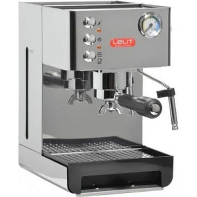 LELIT Pl41em 2.7 litres 2 tasses acier inoxydable argent