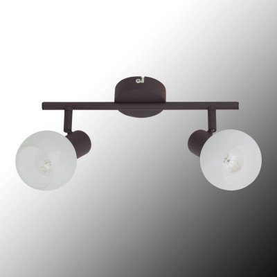 BRILLIANT Plafonnier &agrave; 2 lumi&egrave;res Gabon