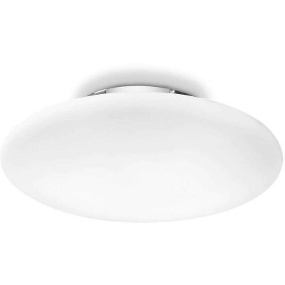 IDEAL LUX Plafonnier Blanc smarties bianco 1 ampoule - Blanc