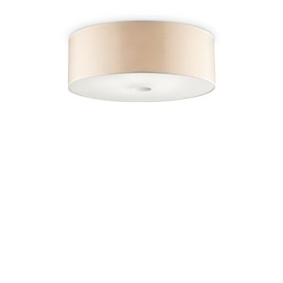 IDEAL LUX Plafonnier Bois WOODY 4 ampoules