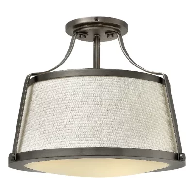 ELSTEAD LIGHTING Plafonnier charlotte, nickel antique