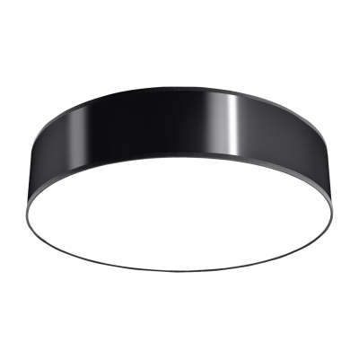 SOLLUX LIGHTING Plafonnier circulaire design ARENA D. 45 cm - Noir