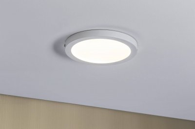 PAULMANN Plafonnier, classique m&eacute;tal blanc module led  Atria D.22 cm