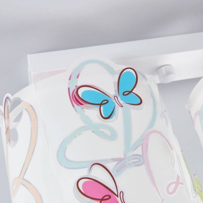 GENERIQUE Plafonnier enfant 3 lampes butterfly - dalber - 62143