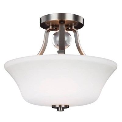 FEISS Plafonnier evington nickel 2x60w e27 -  -
