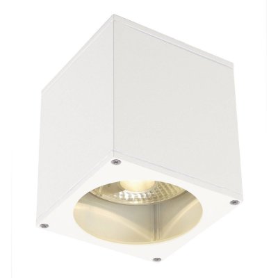 SLV Plafonnier ext&eacute;rieur  BIG THEO, blanc, GU10/QPAR111, 75W max, IP44