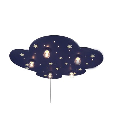 NIERMANN STANDBY Plafonnier fluorescent NUAGE XXL &agrave; 5 lampes