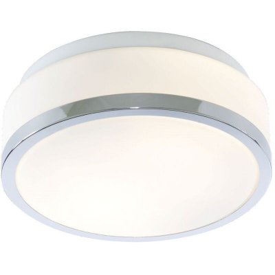 EGLO Plafonnier Flush IP44, &Oslash; 23&nbsp;cm, chrom&eacute;