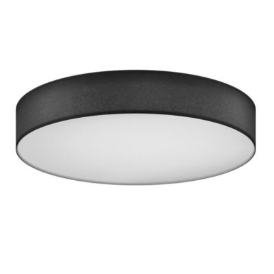 CALEX Plafonnier intelligent noir 40 cm avec LED RGB - Taiko