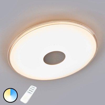 TRIO LIGHTING Plafonnier LED rond Shogun avec aspect scintillant