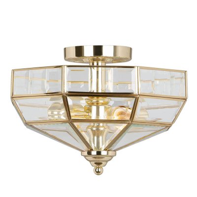 ELSTEAD Plafonnier old park 2x60w laiton poli